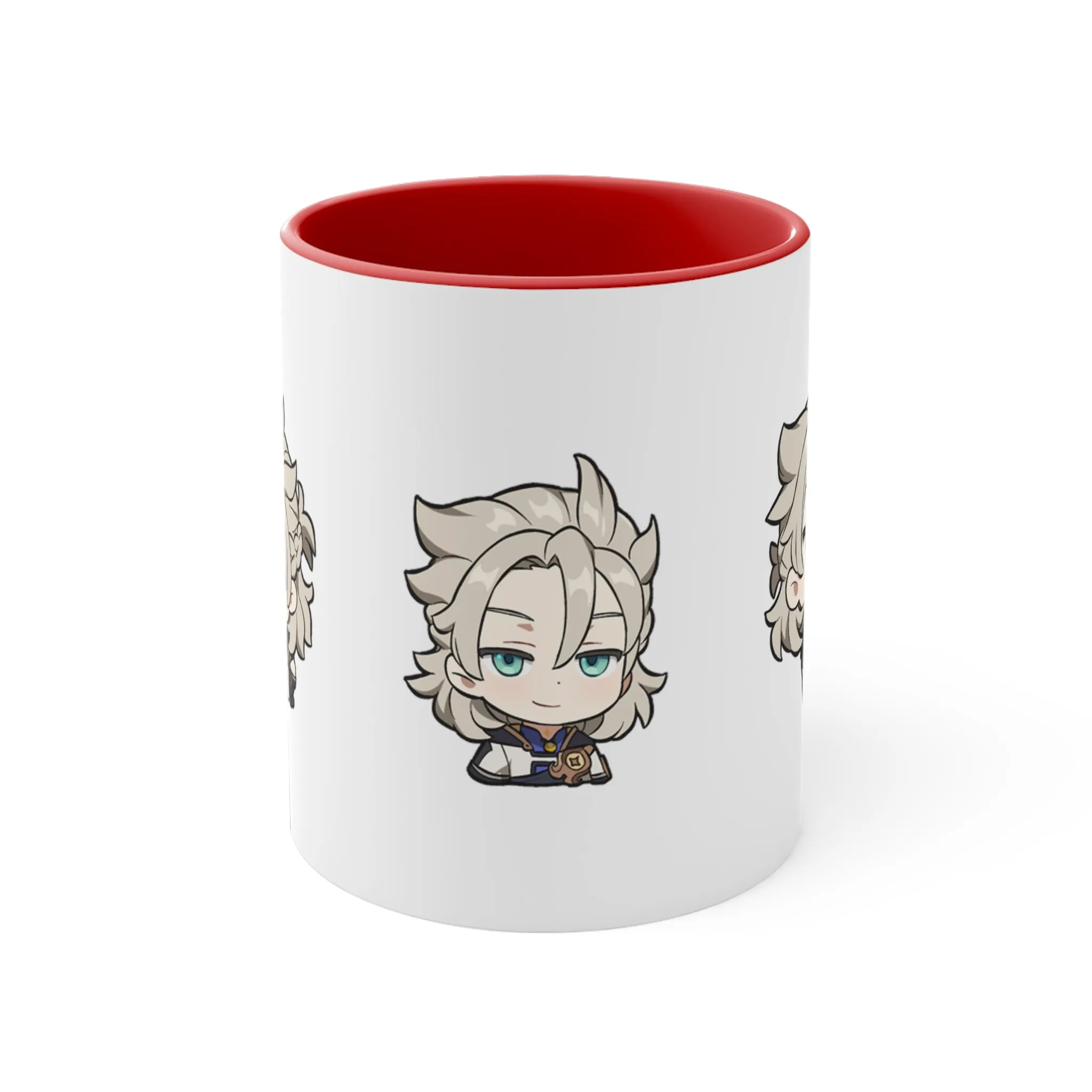 Albedo Genshin Impact Accent Coffee Mug, 11oz Cups Mugs Cup Gift For Gamer Gifts Game Anime Fanart Fan Birthday Valentine's Christmas