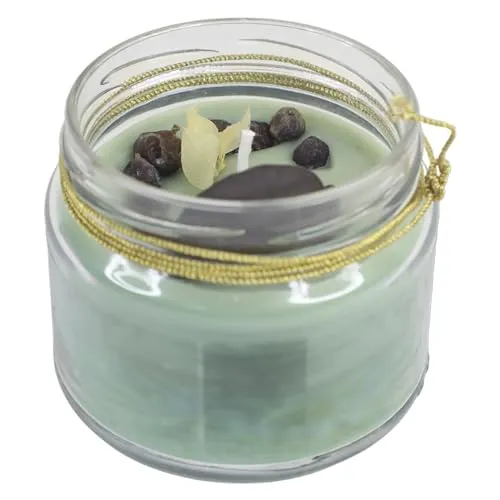 Alluring Artsy Alluring Candle for Home Decor | Long Lasting | for Gifting (Transparent, Set of 2)
