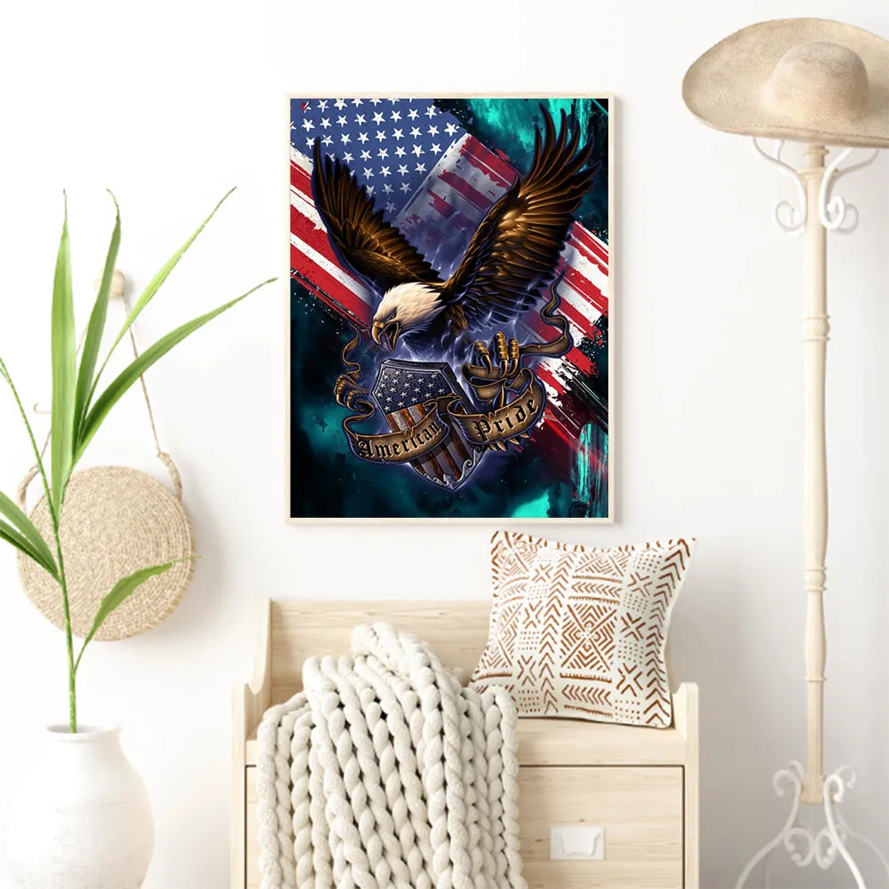 American Eagle - Full Round Drill Diamond Painting 30*40CM