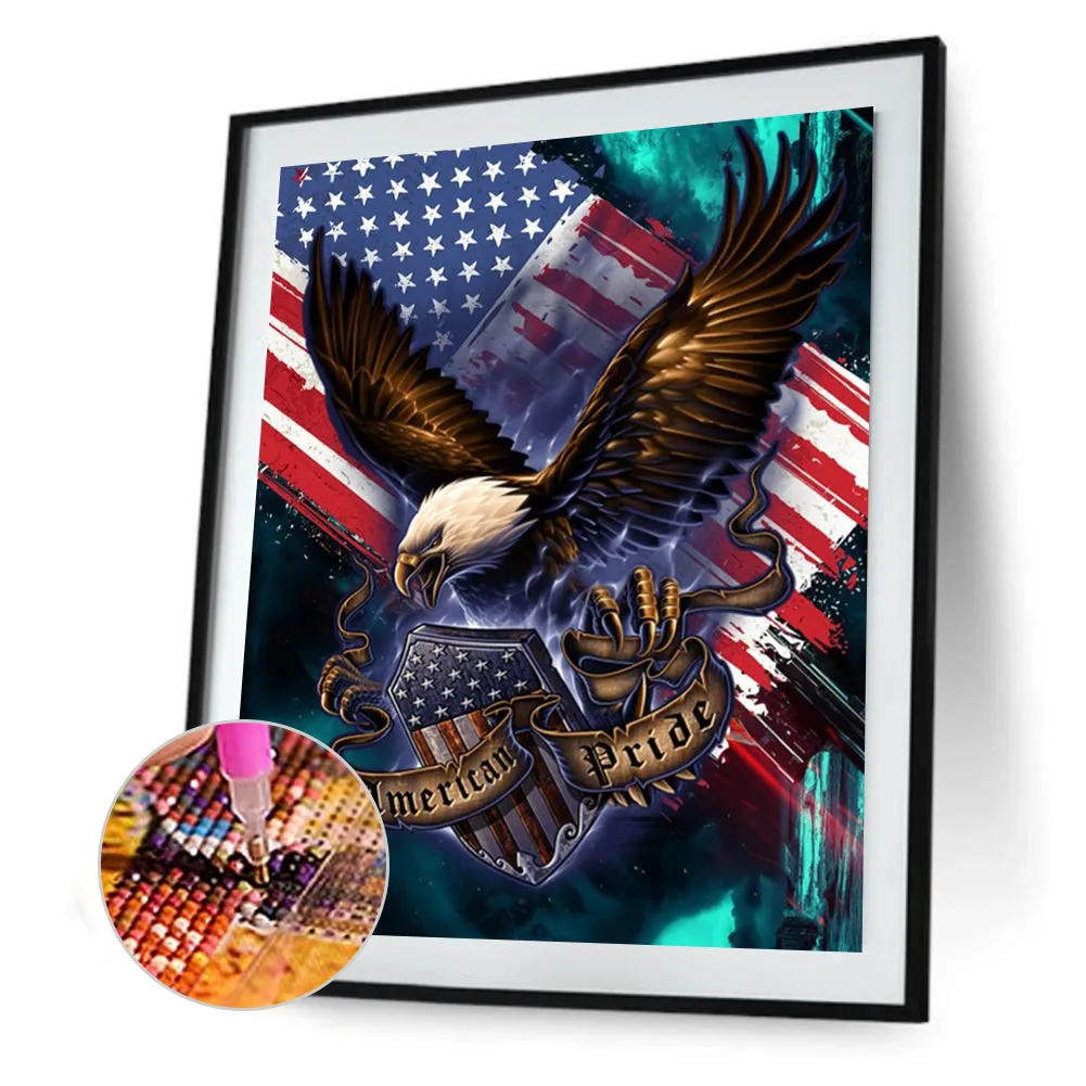 American Eagle - Full Round Drill Diamond Painting 30*40CM