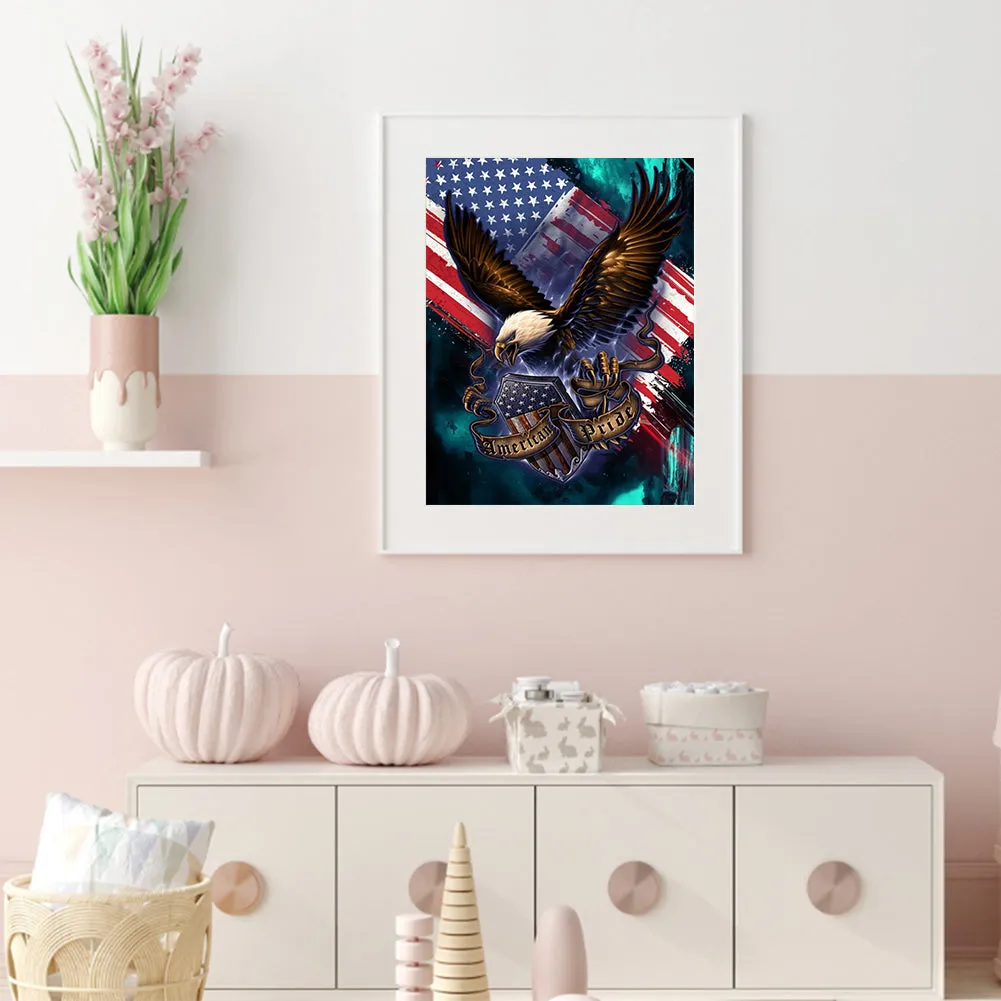 American Eagle - Full Round Drill Diamond Painting 30*40CM
