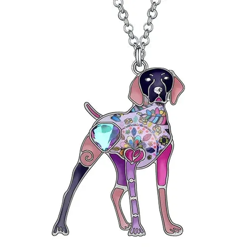 Artistic Brittany Spaniel Necklace / Brooch