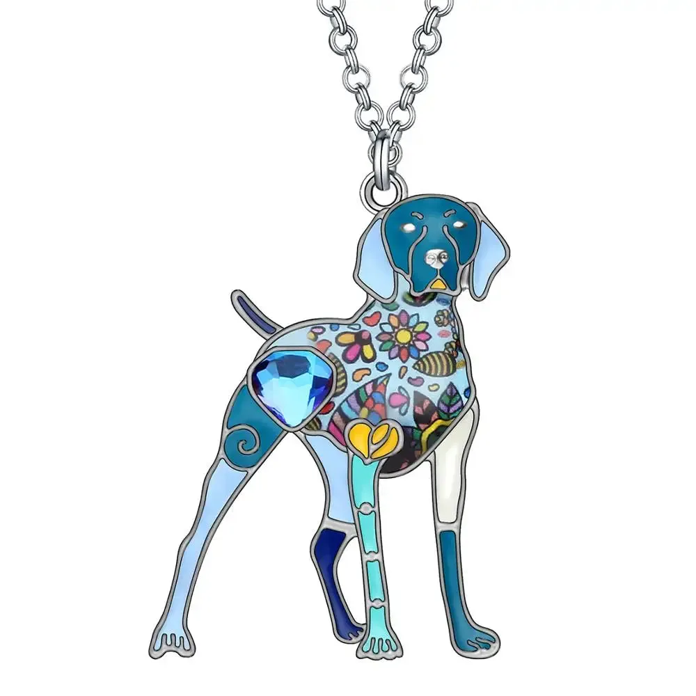 Artistic Brittany Spaniel Necklace / Brooch