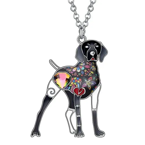 Artistic Brittany Spaniel Necklace / Brooch
