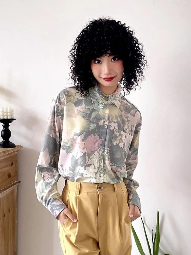 Artistic retro loose shirt【s0000006556】