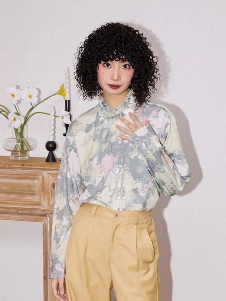 Artistic retro loose shirt【s0000006556】