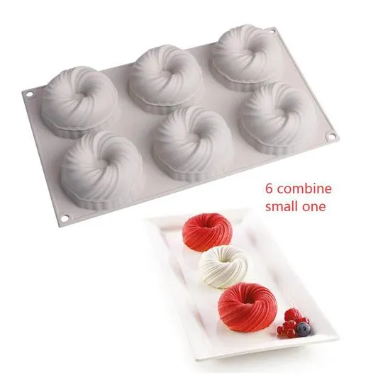 Artistic Silicon Cake Baking Mold Set