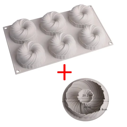 Artistic Silicon Cake Baking Mold Set