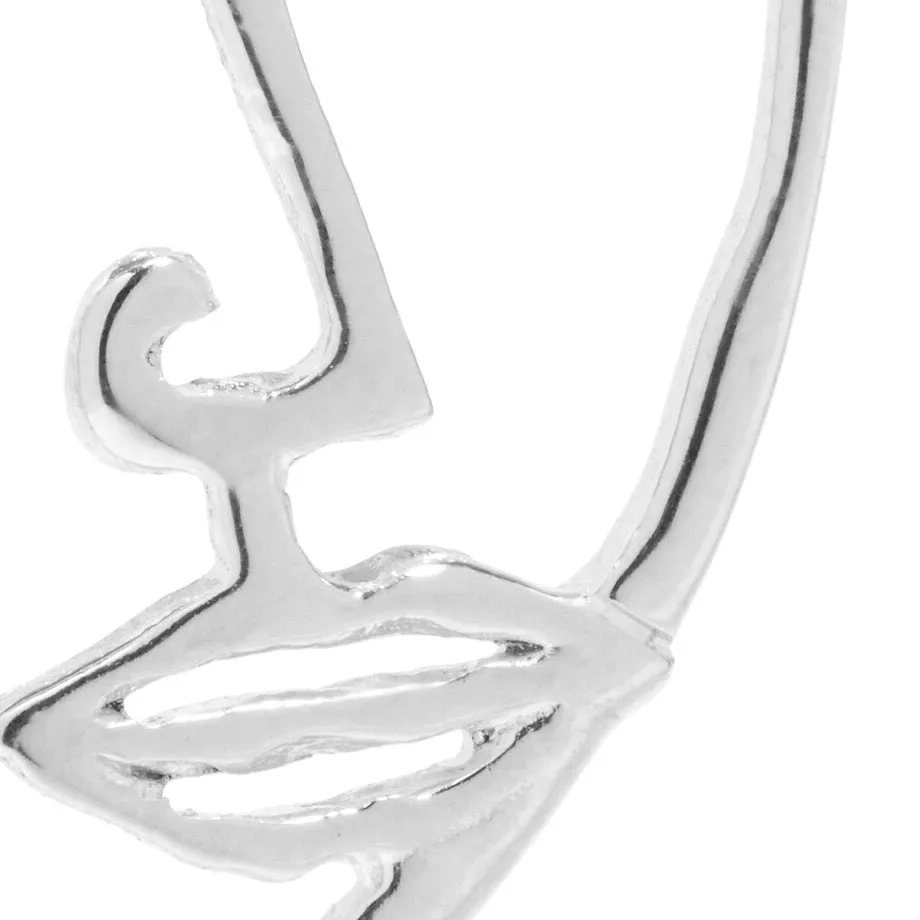 Artsy Face Stud Earrings