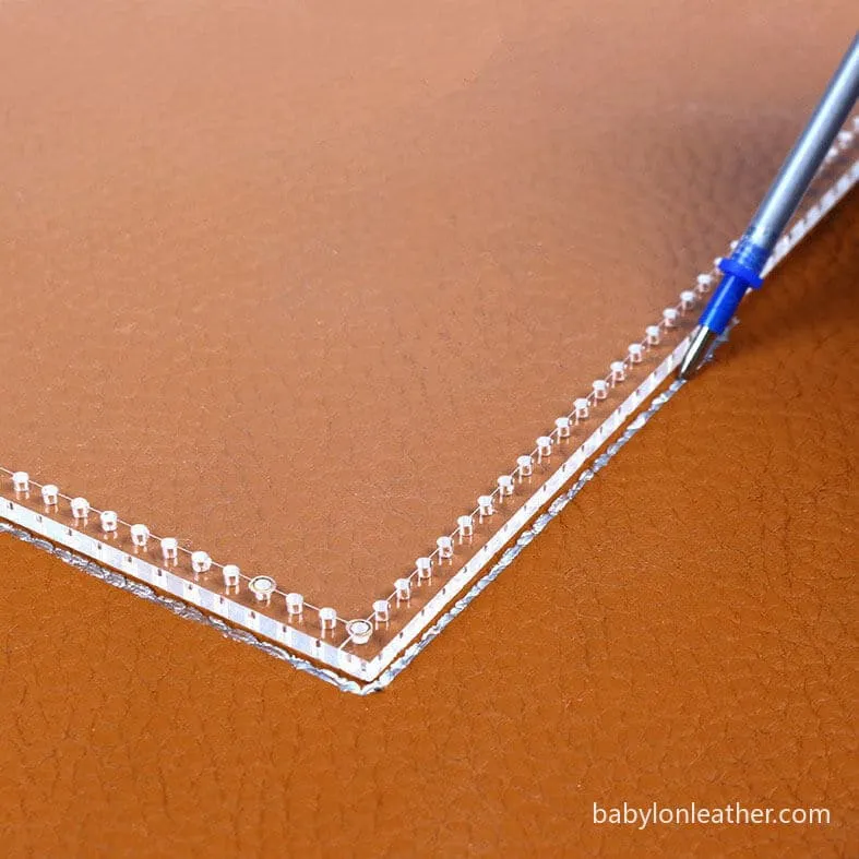 BABYLON™ Leather Card Holder DIY Handmade Pattern AAB-12