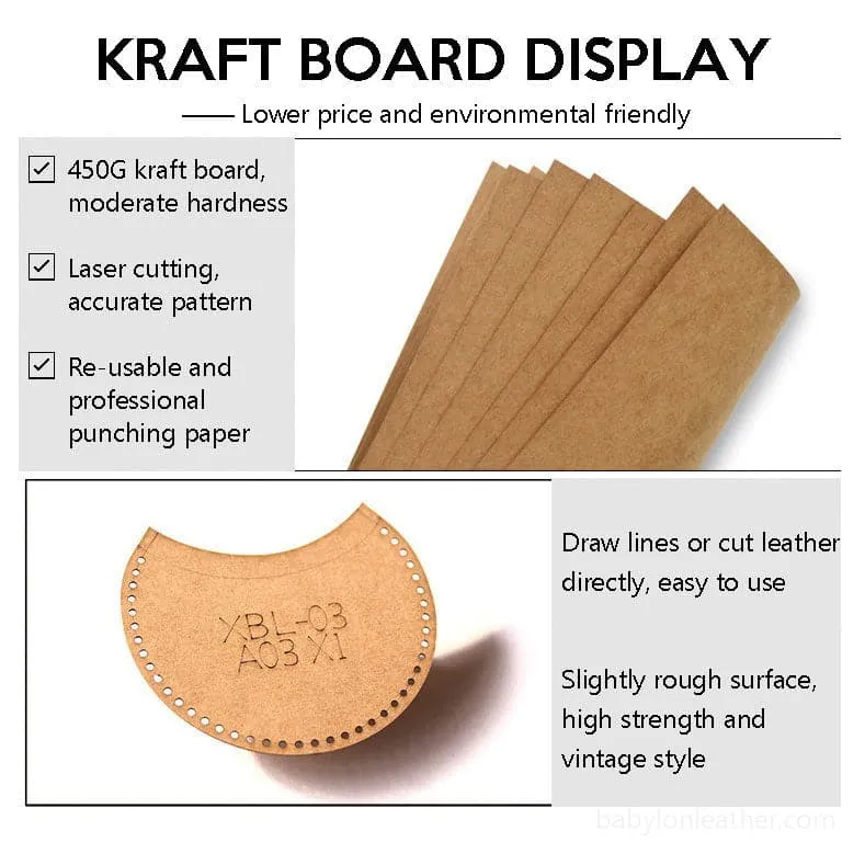 BABYLON™ Leather Card Holder DIY Handmade Pattern AAB-12