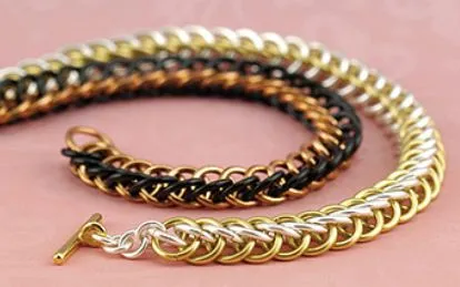 Beadalon 60 artistic wire chain maille rings non tarnished silver plated 18ga 5/32