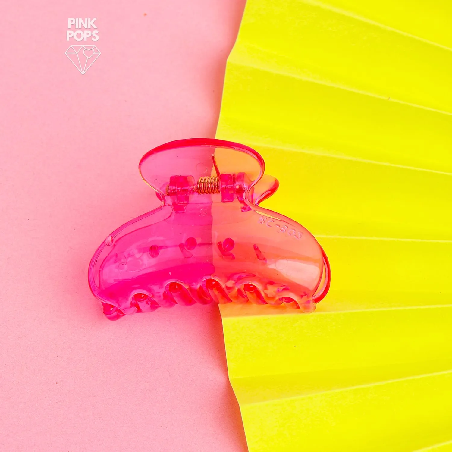 Cute Transparent Hair Claws