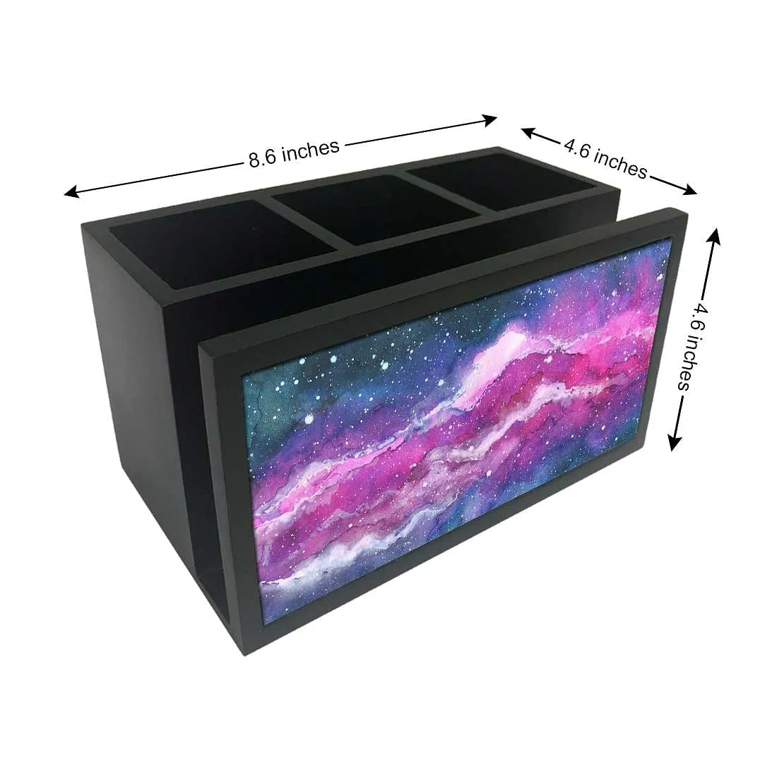 Cutlery Tissue Holder Napkin Stand -  Space Purple Watercolor