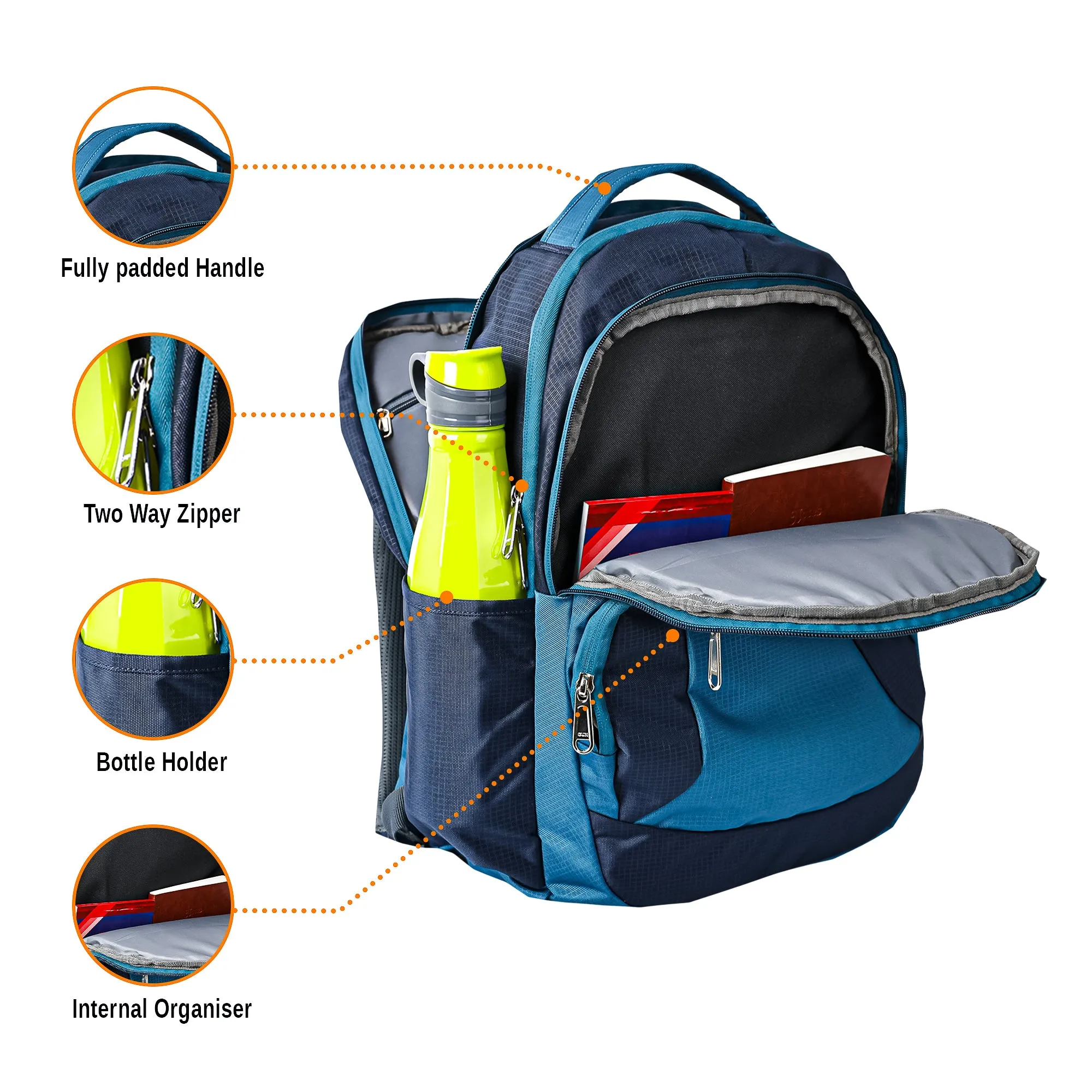 Dhariwal Backpack for College/Office/Casual 36L BP-239