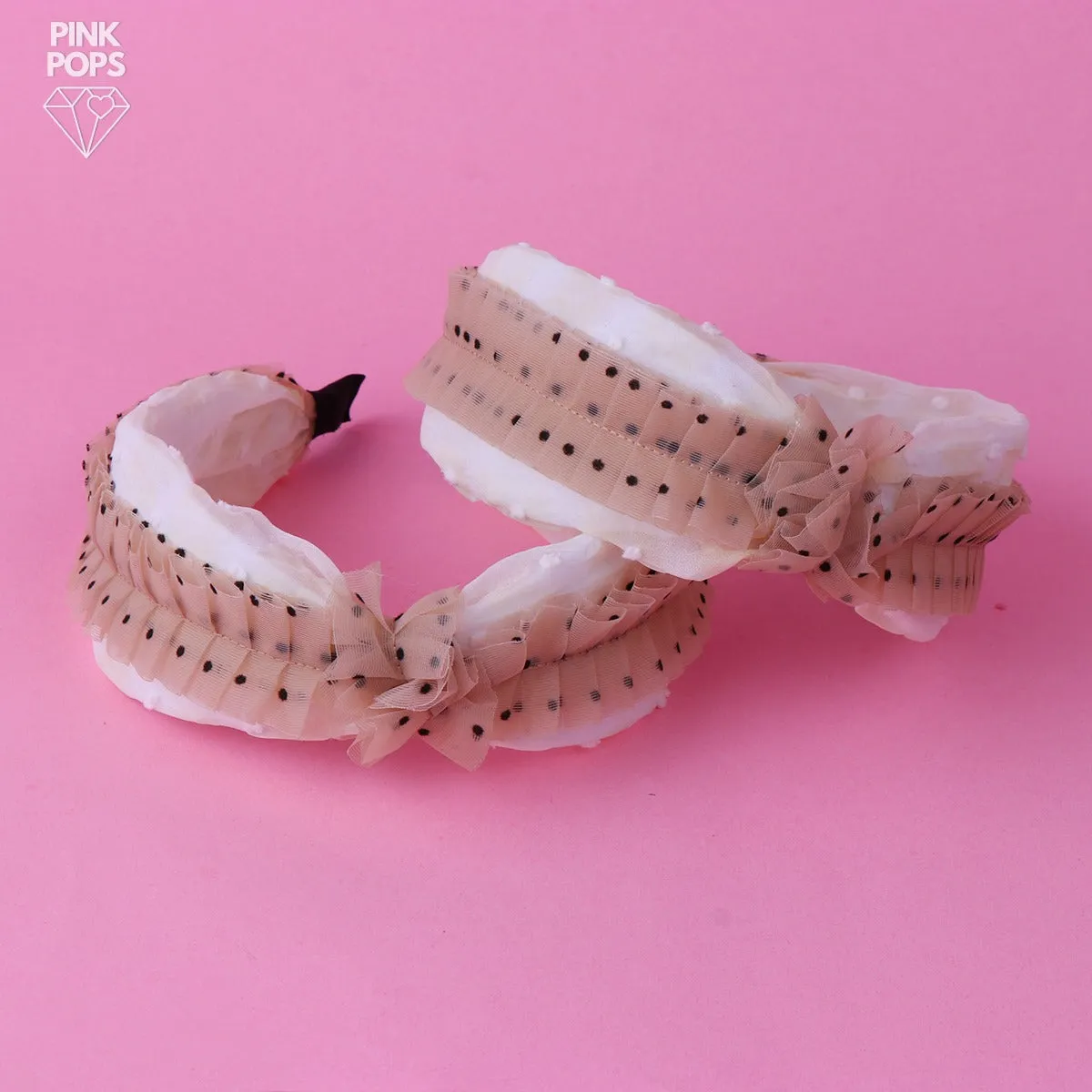 Dotted Frill Headband