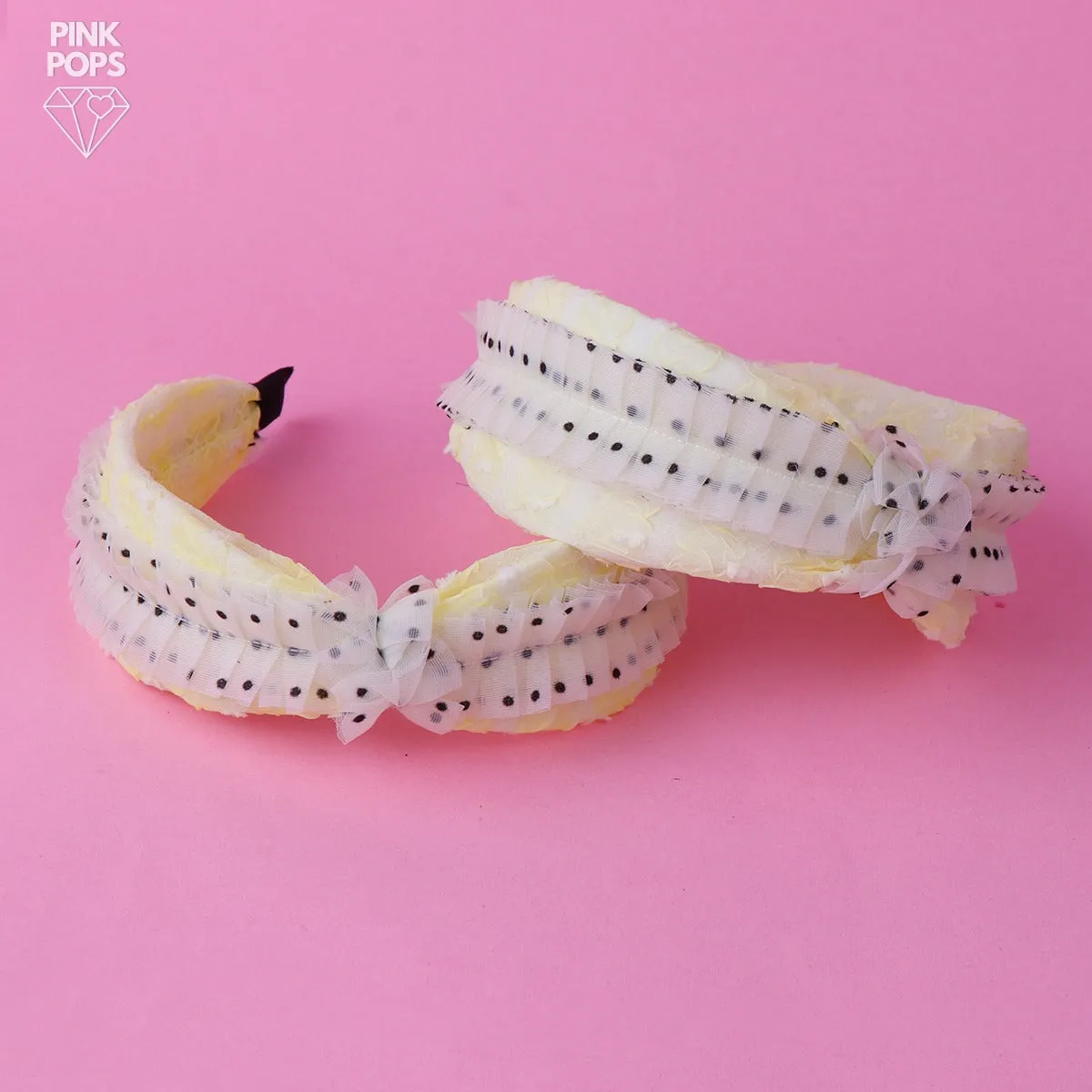 Dotted Frill Headband