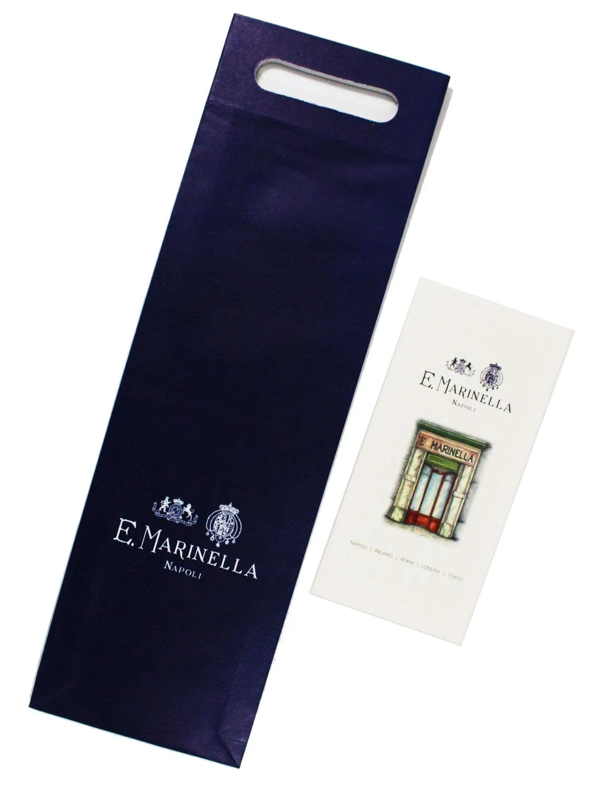E. Marinella Tie Gray Lilac Regimental Stripes