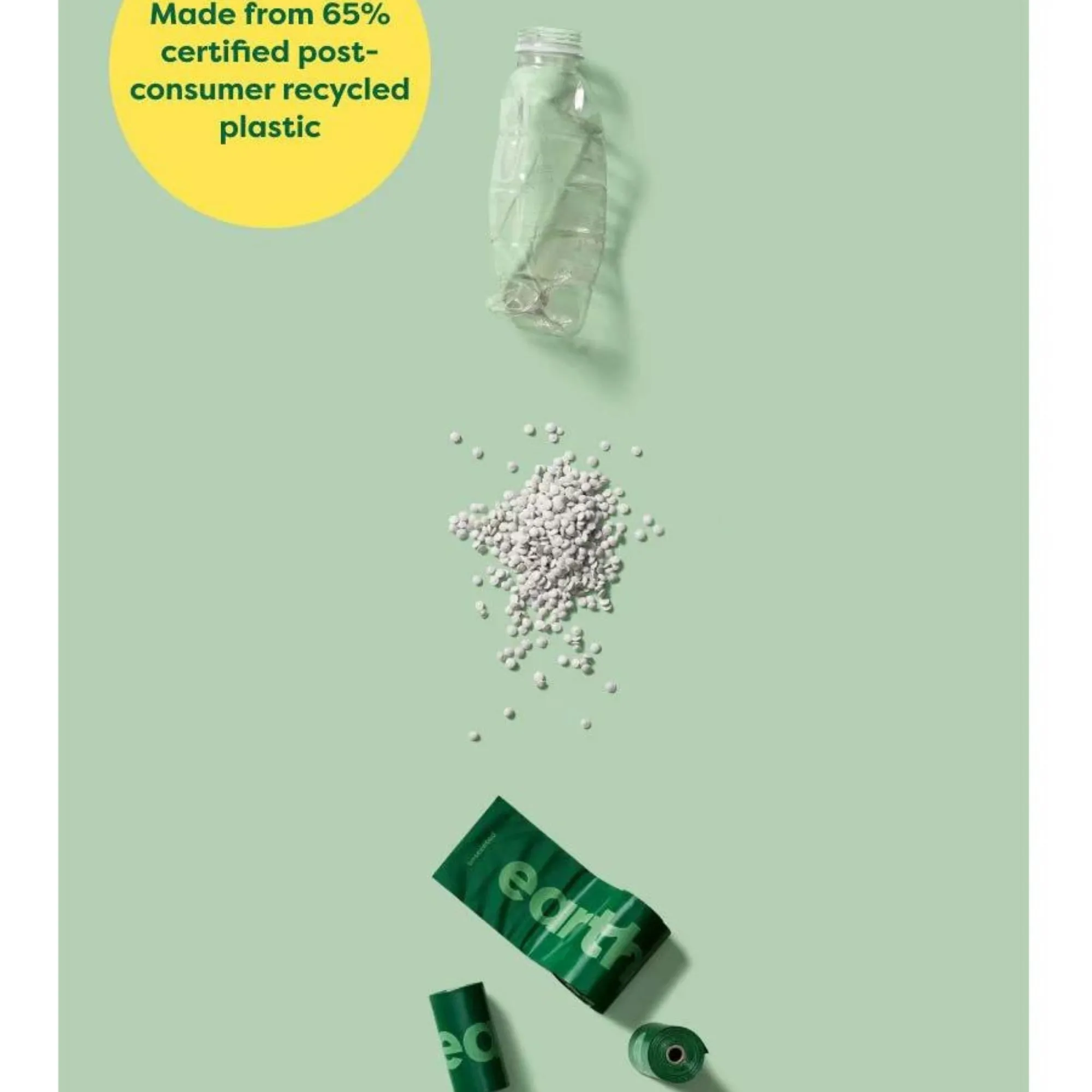 Earth Rated Dog Poop Bag Lavender 4 Rolls 60 Count