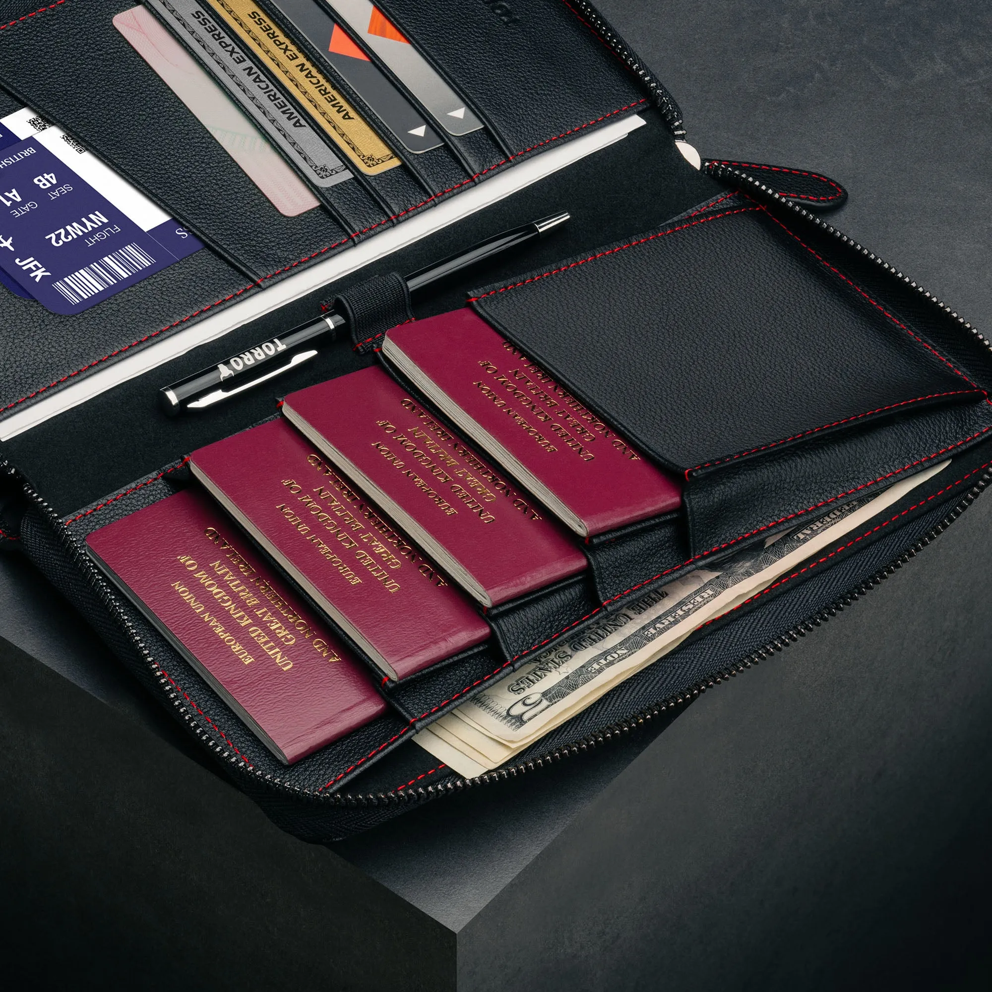 Family Passport Holder and Document Organiser