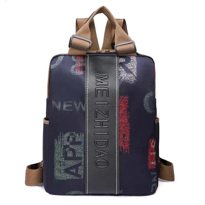 Fashion Designer Canvas Backpack | Women's Large School Bag | BBP012