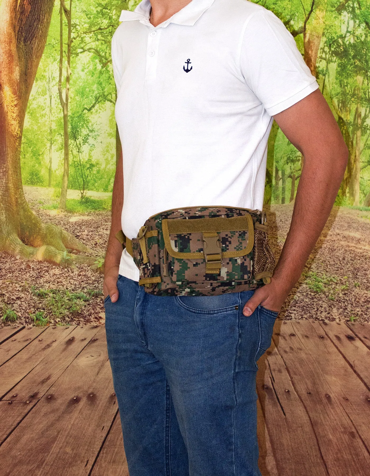 Fino SK-GT6029 Tactical Waterproof Military Multi-Carry Waist Bag