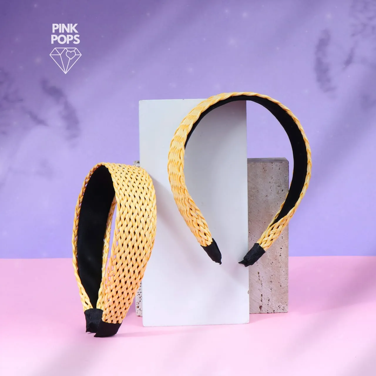 Fishnet Plain Headbands