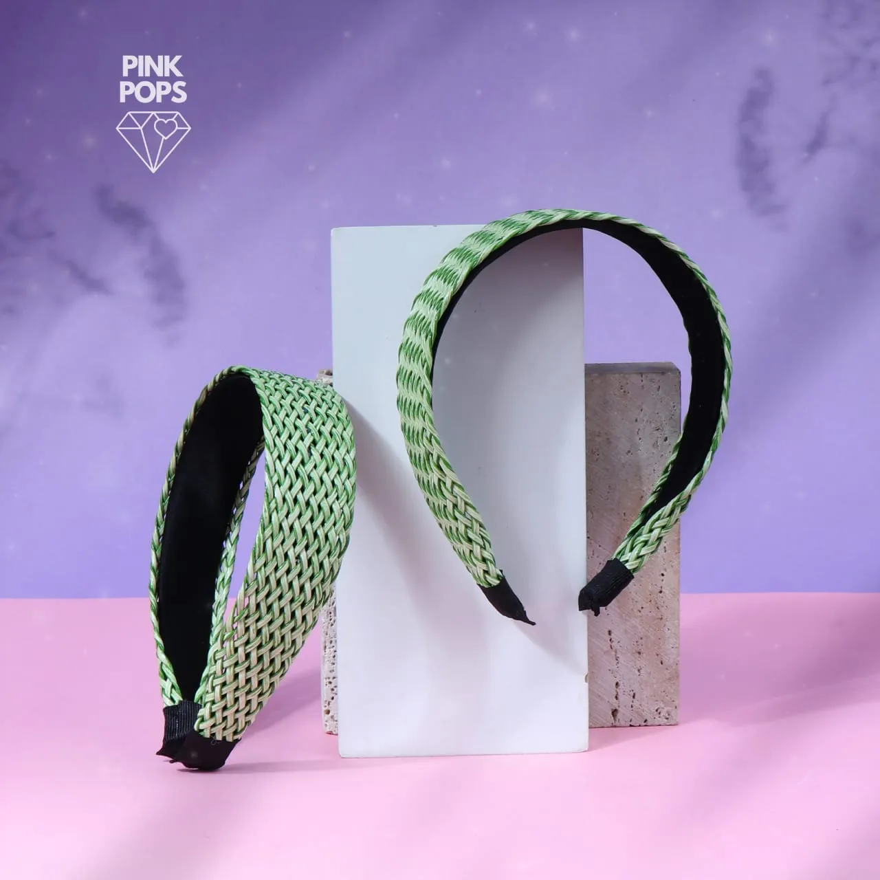Fishnet Plain Headbands