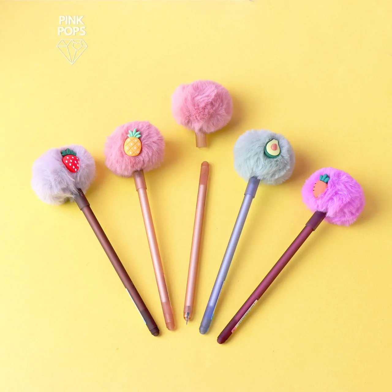 Funky Fruit Fluffy Gel Pen