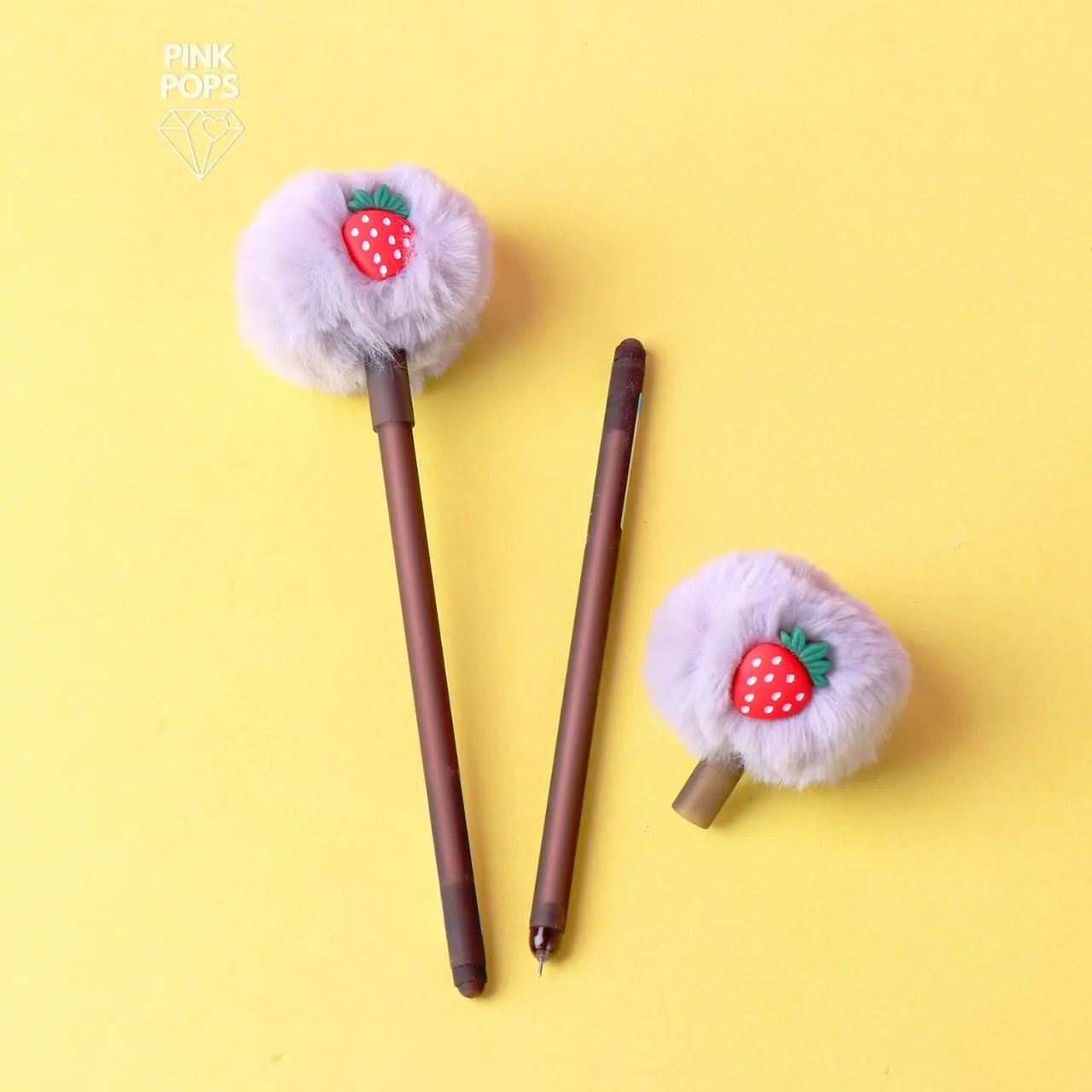 Funky Fruit Fluffy Gel Pen