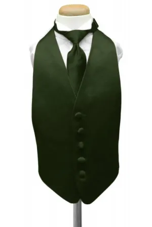 Holly Luxury Satin Kids Tuxedo Vest