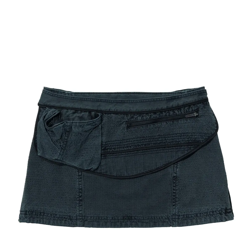 HYEIN SEO DYED MINI SKIRT W/ WAIST BAG