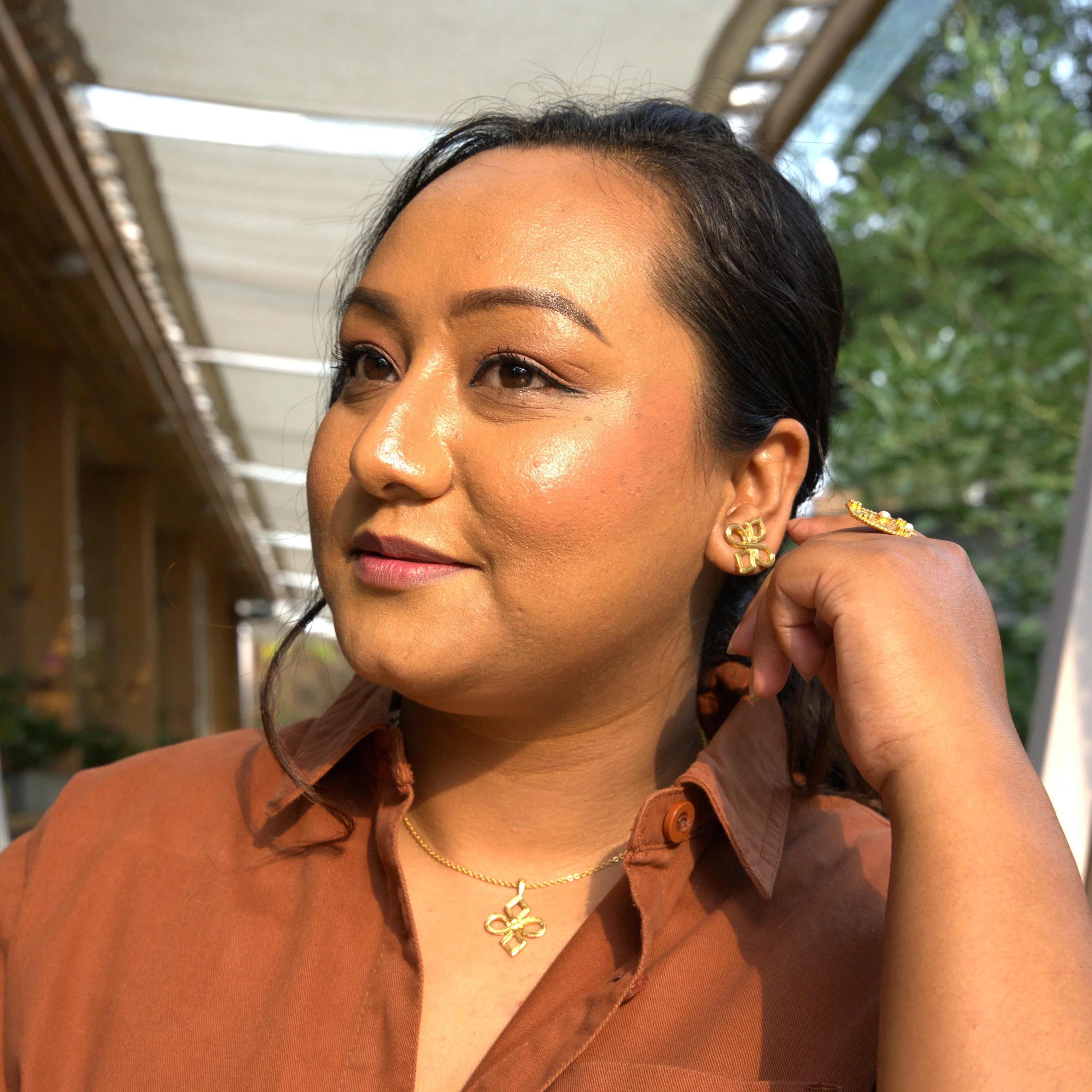 Infinity Knot Earring