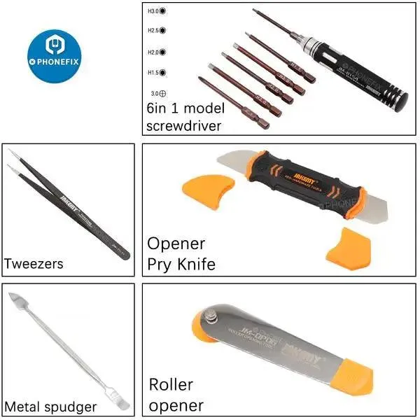 JM-P14 15 IN 1 Welding Repair Tools Set Toolbox Bag RC Drone Tools