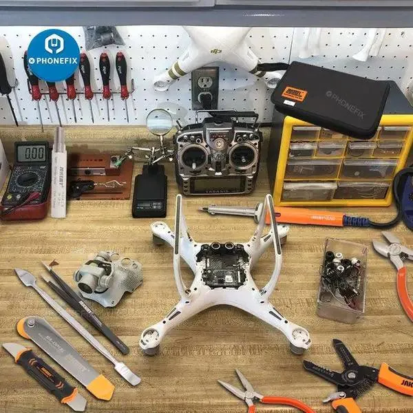 JM-P14 15 IN 1 Welding Repair Tools Set Toolbox Bag RC Drone Tools