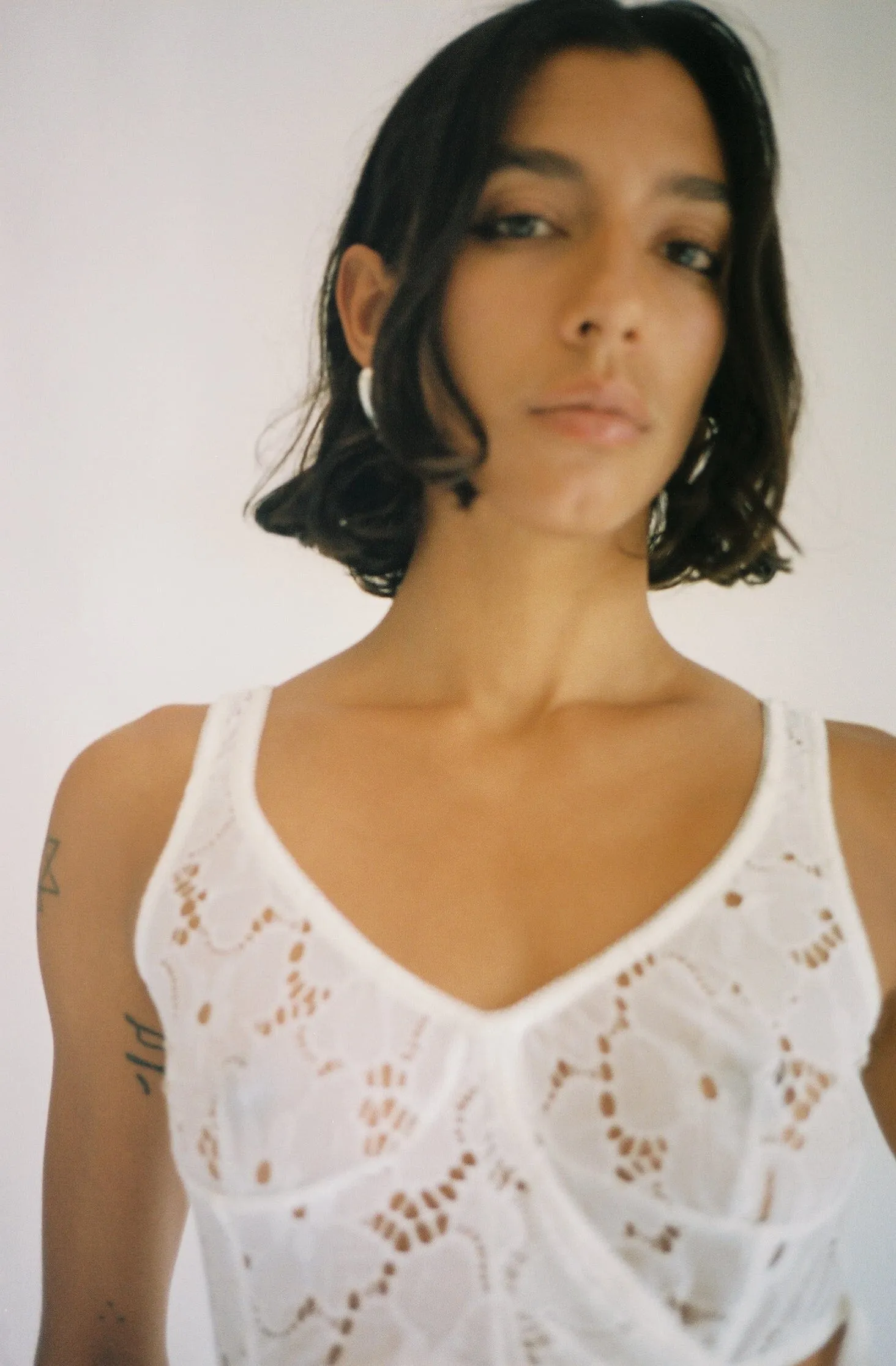 Lace Draped Top