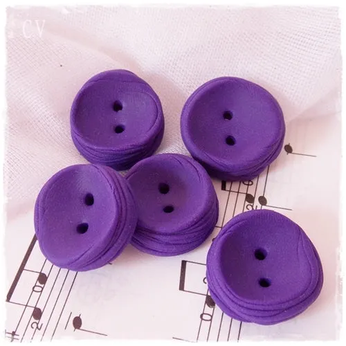 Large Artistic Purple Buttons