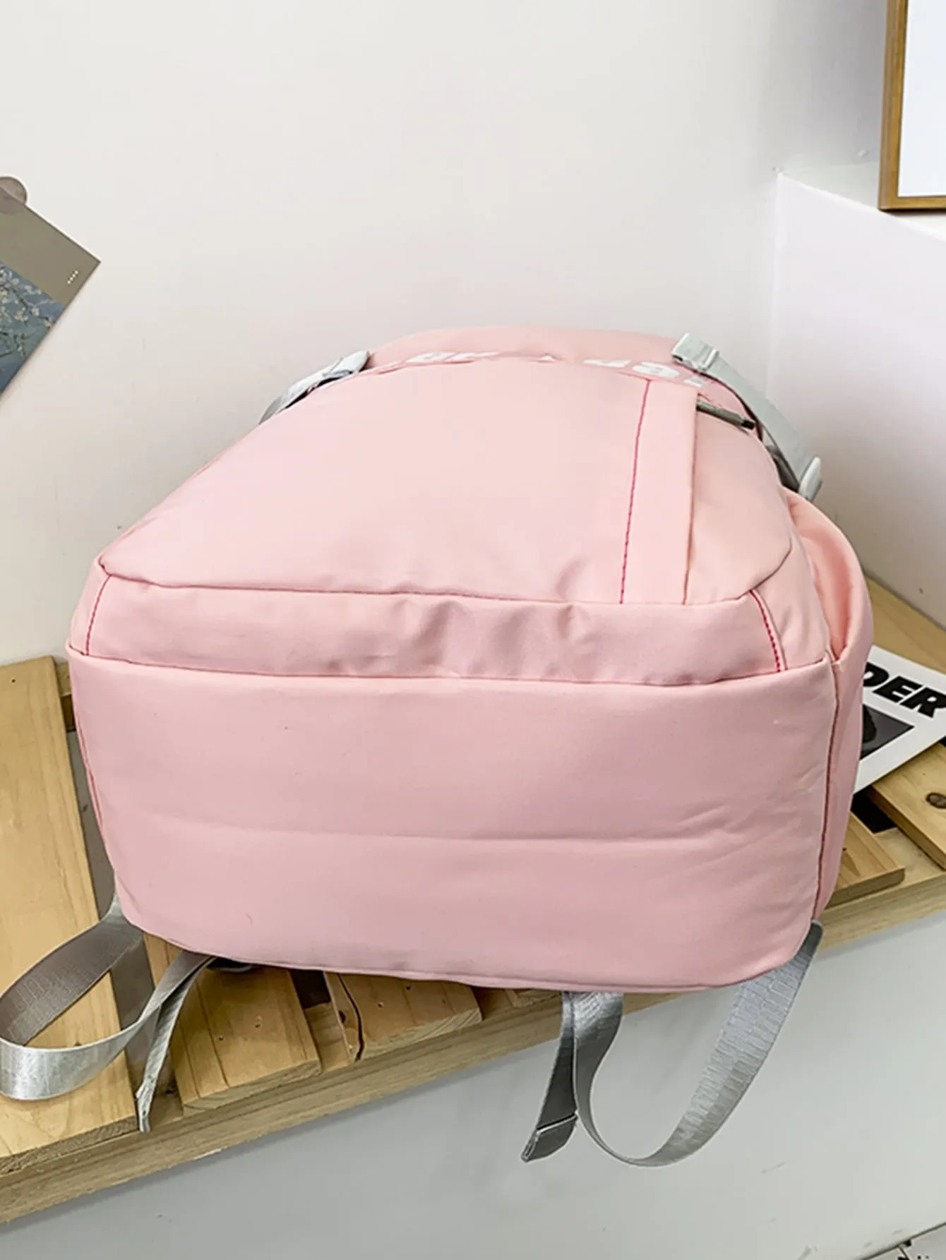Letter Graphic Backpack