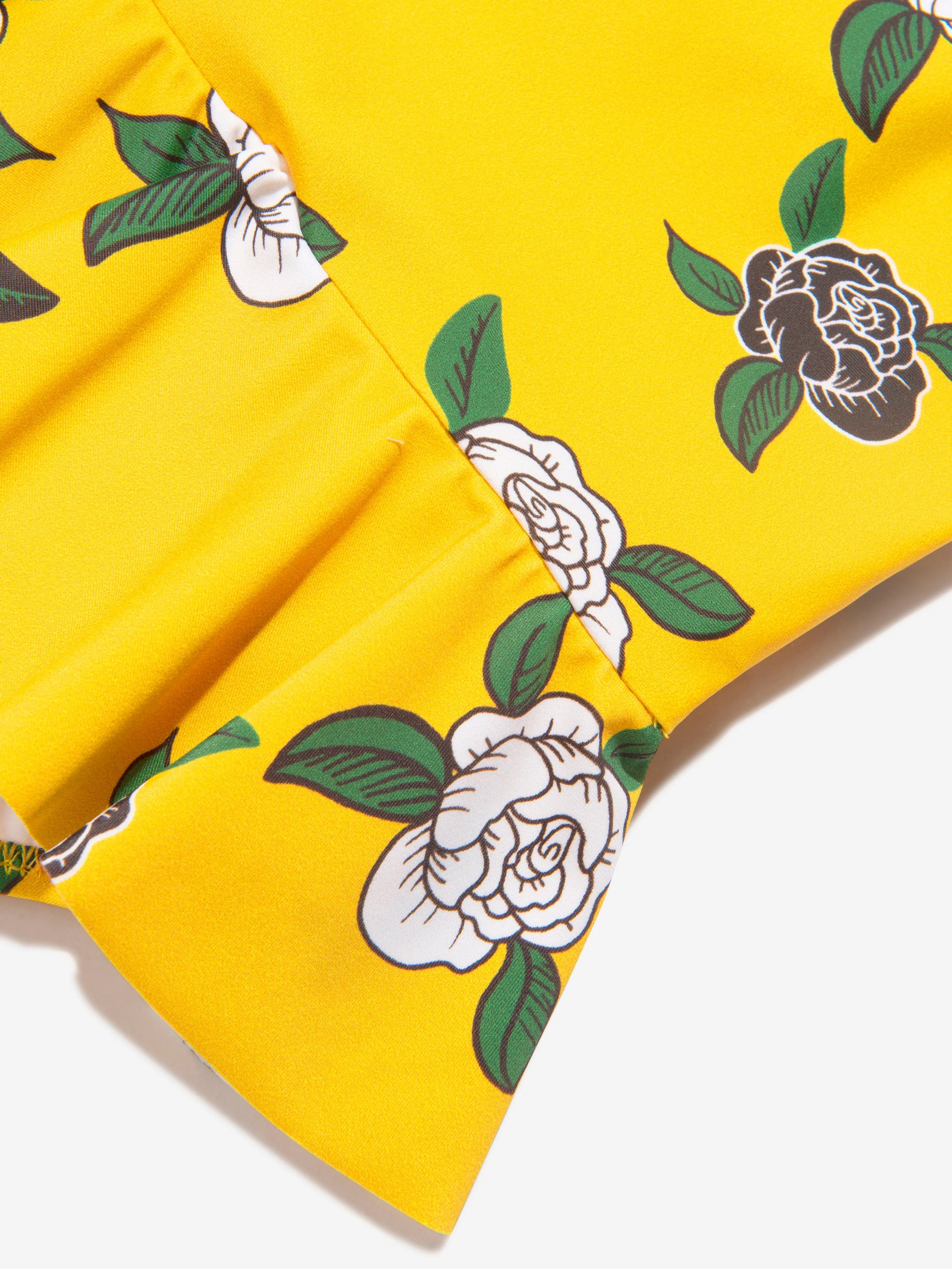 Mini Rodini Girls Rose Print Skirt Swimsuit