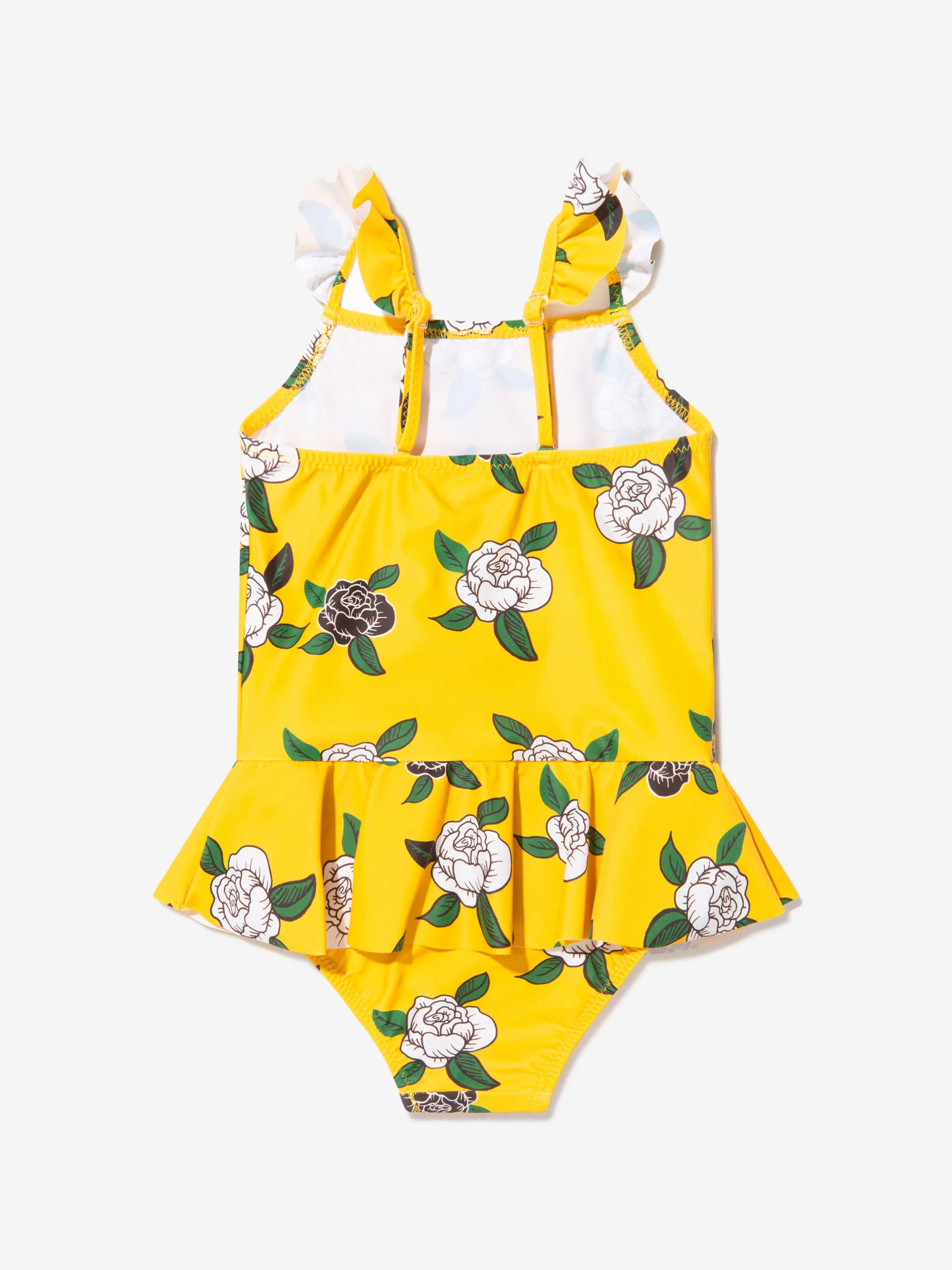 Mini Rodini Girls Rose Print Skirt Swimsuit