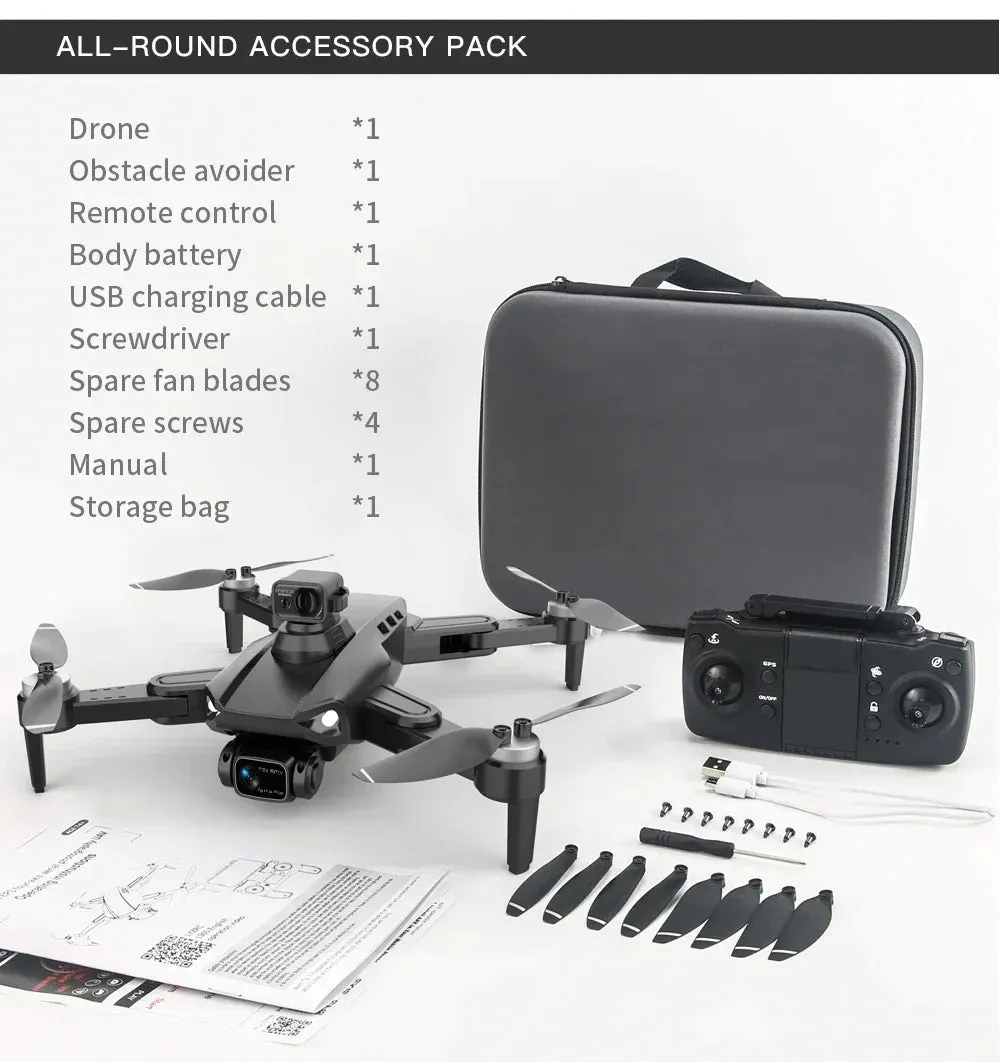 NEW!L400 PRO  Professional Drone 2-axis PTZ 4K EIS Dual Camera HD Four-axis Obstacle Avoidance Brushless GPS 5G FPV Drones