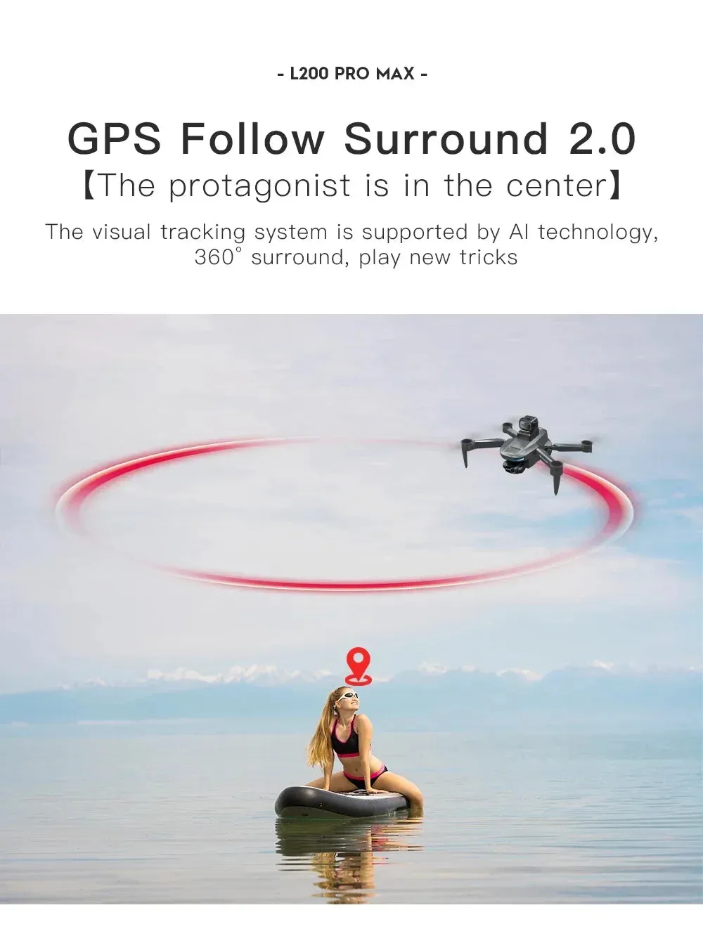 NEW!L400 PRO  Professional Drone 2-axis PTZ 4K EIS Dual Camera HD Four-axis Obstacle Avoidance Brushless GPS 5G FPV Drones