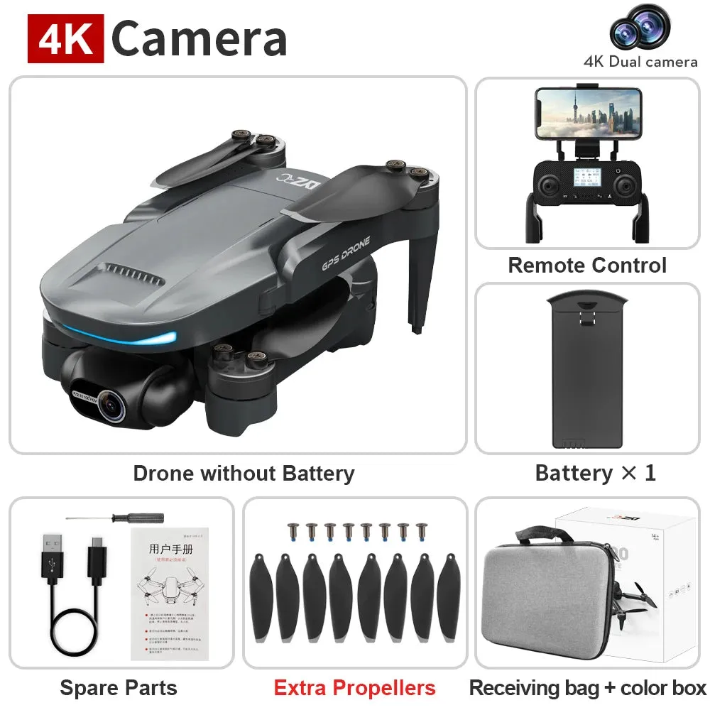 NEW!L400 PRO  Professional Drone 2-axis PTZ 4K EIS Dual Camera HD Four-axis Obstacle Avoidance Brushless GPS 5G FPV Drones