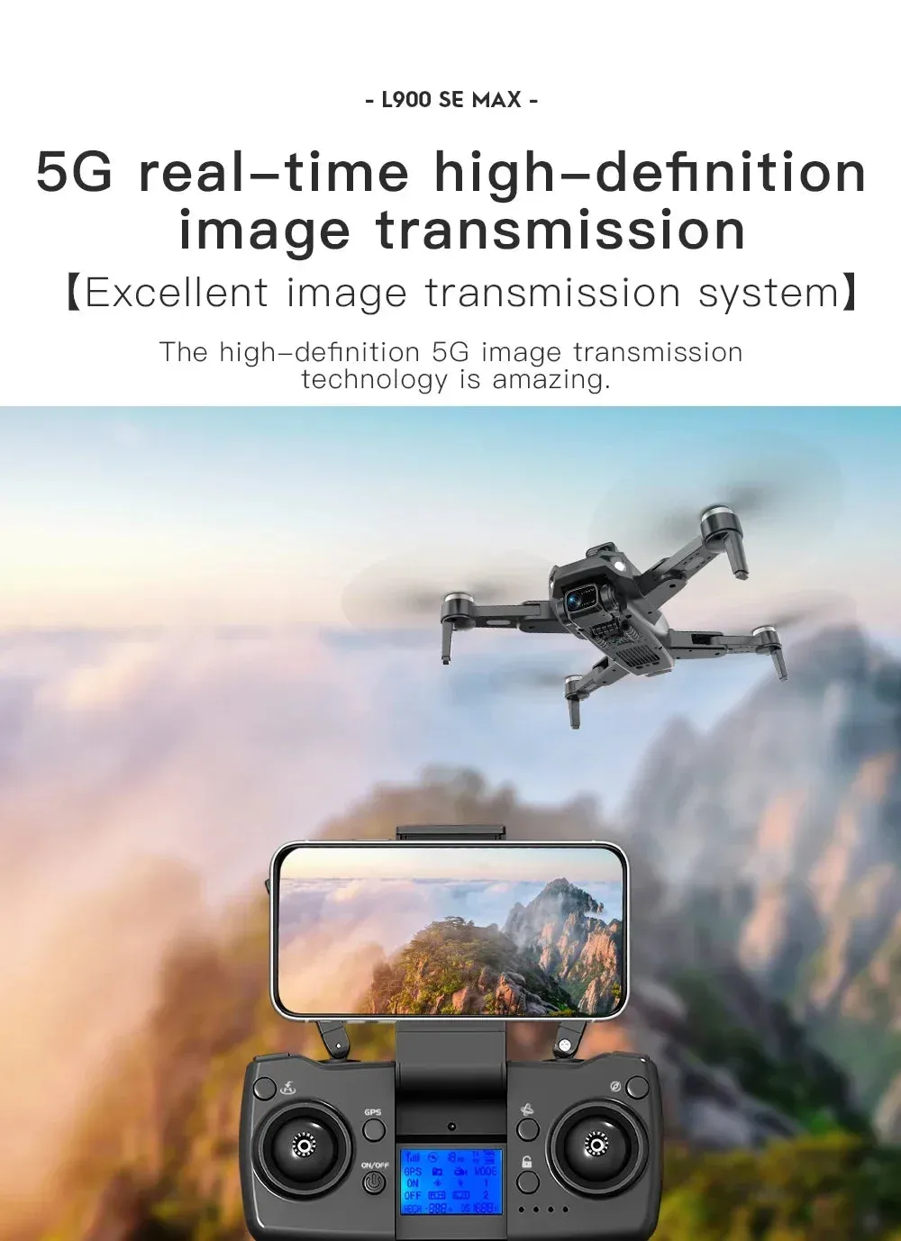 NEW!L400 PRO  Professional Drone 2-axis PTZ 4K EIS Dual Camera HD Four-axis Obstacle Avoidance Brushless GPS 5G FPV Drones