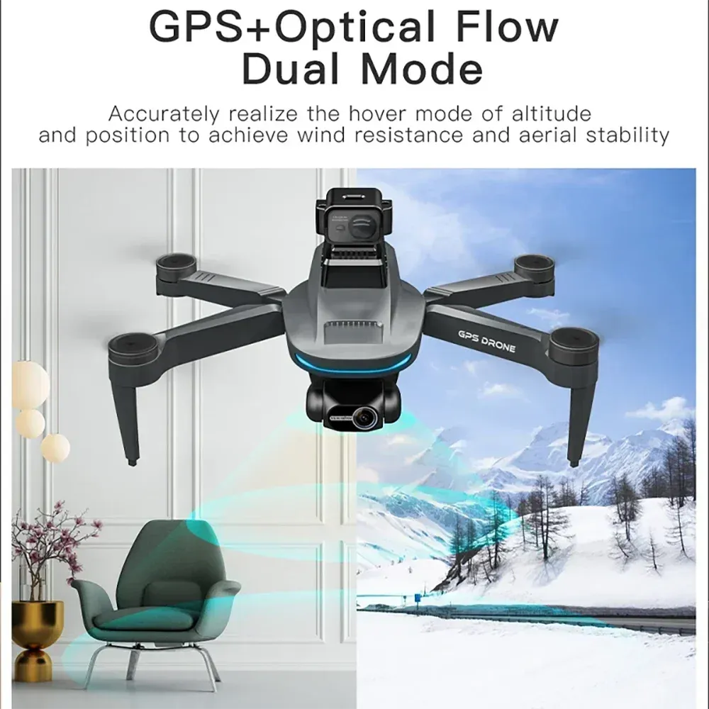 NEW!L400 PRO  Professional Drone 2-axis PTZ 4K EIS Dual Camera HD Four-axis Obstacle Avoidance Brushless GPS 5G FPV Drones