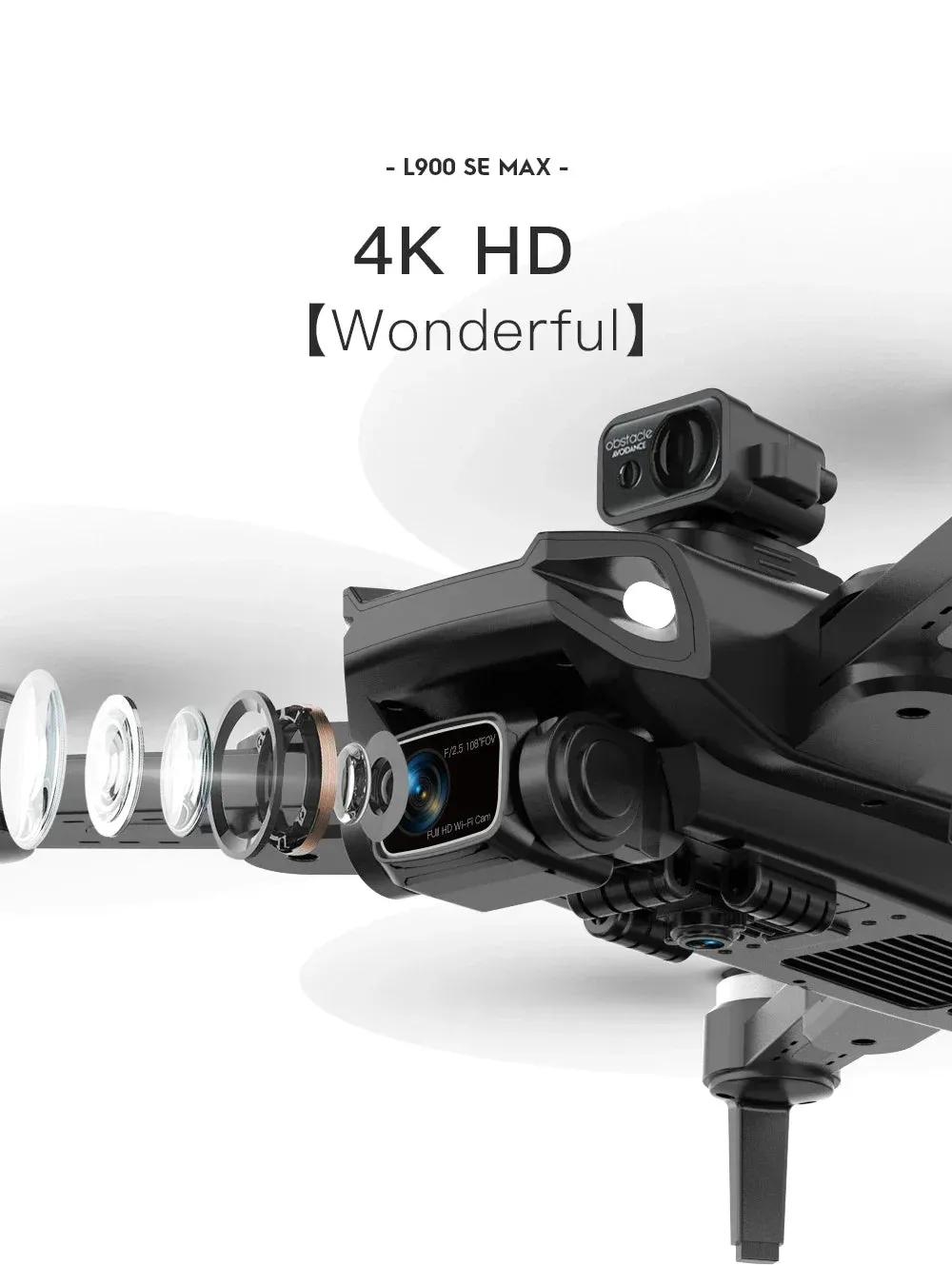 NEW!L400 PRO  Professional Drone 2-axis PTZ 4K EIS Dual Camera HD Four-axis Obstacle Avoidance Brushless GPS 5G FPV Drones
