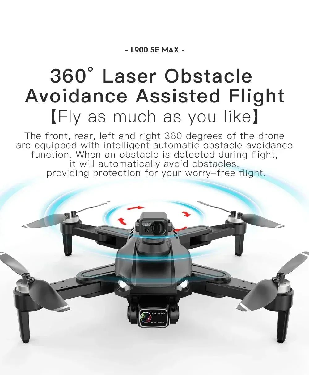 NEW!L400 PRO  Professional Drone 2-axis PTZ 4K EIS Dual Camera HD Four-axis Obstacle Avoidance Brushless GPS 5G FPV Drones