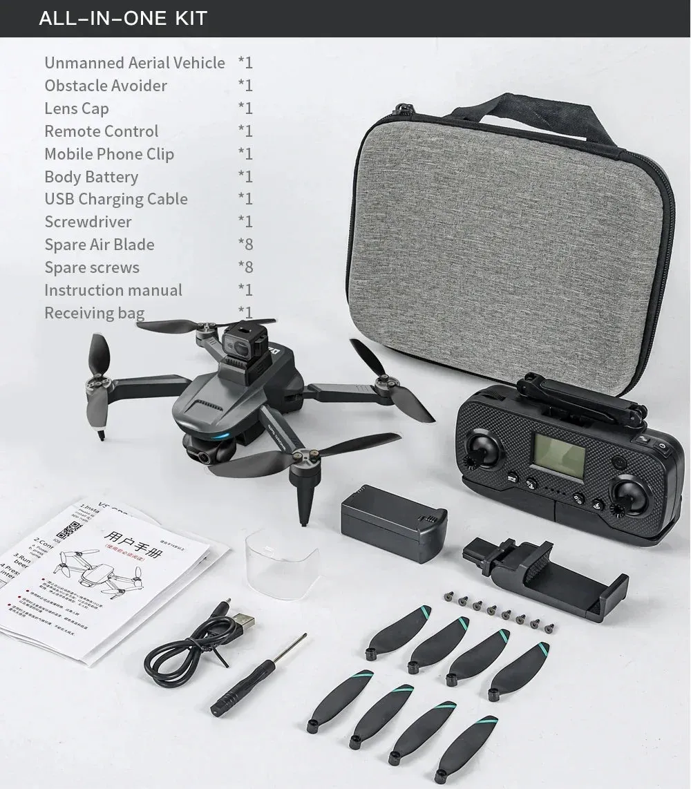 NEW!L400 PRO  Professional Drone 2-axis PTZ 4K EIS Dual Camera HD Four-axis Obstacle Avoidance Brushless GPS 5G FPV Drones