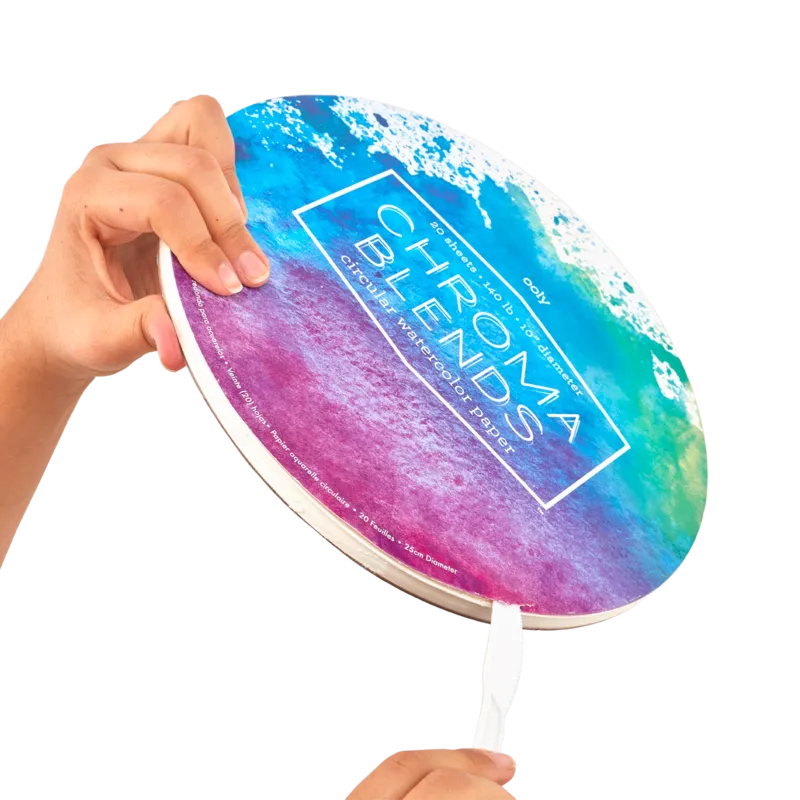 Ooly Chroma Blends Circular Watercolor Paper