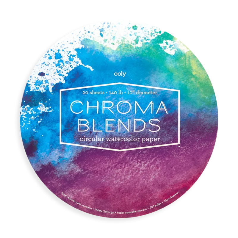 Ooly Chroma Blends Circular Watercolor Paper